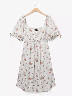 Disney Lady and the Tramp Floral Lady Allover Print Dress Plus Size 2X